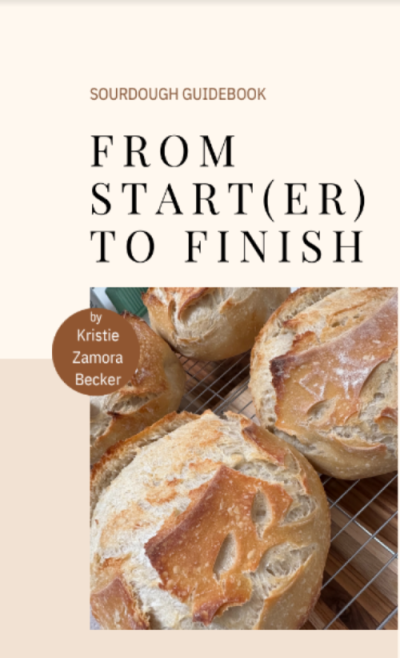 Get the BESTSELLING guide to everything SourDough by Kristie Zamora! Available separately in the store or FREE with any service.